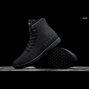 For @monas05 High-Top black shoes (women/men). Slightly used (2-3 times). Unisex